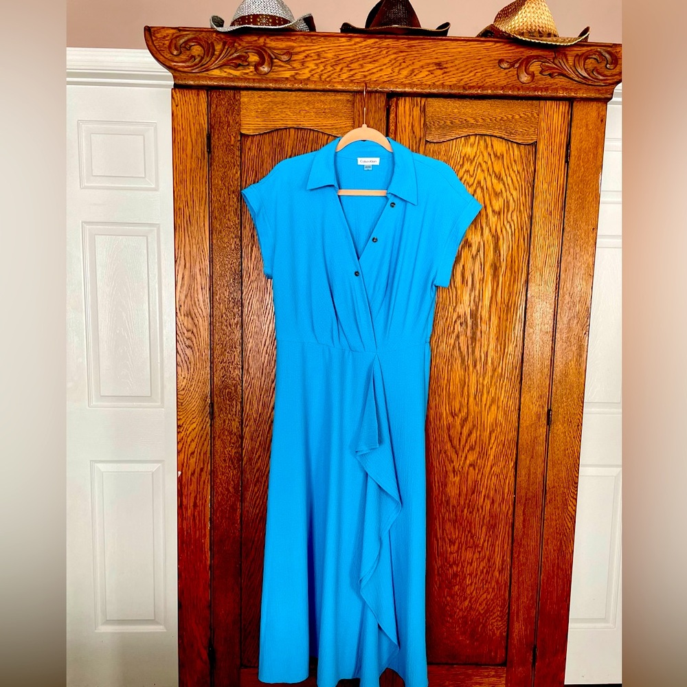 Calvin Klein Blue Women's Dress Size 12